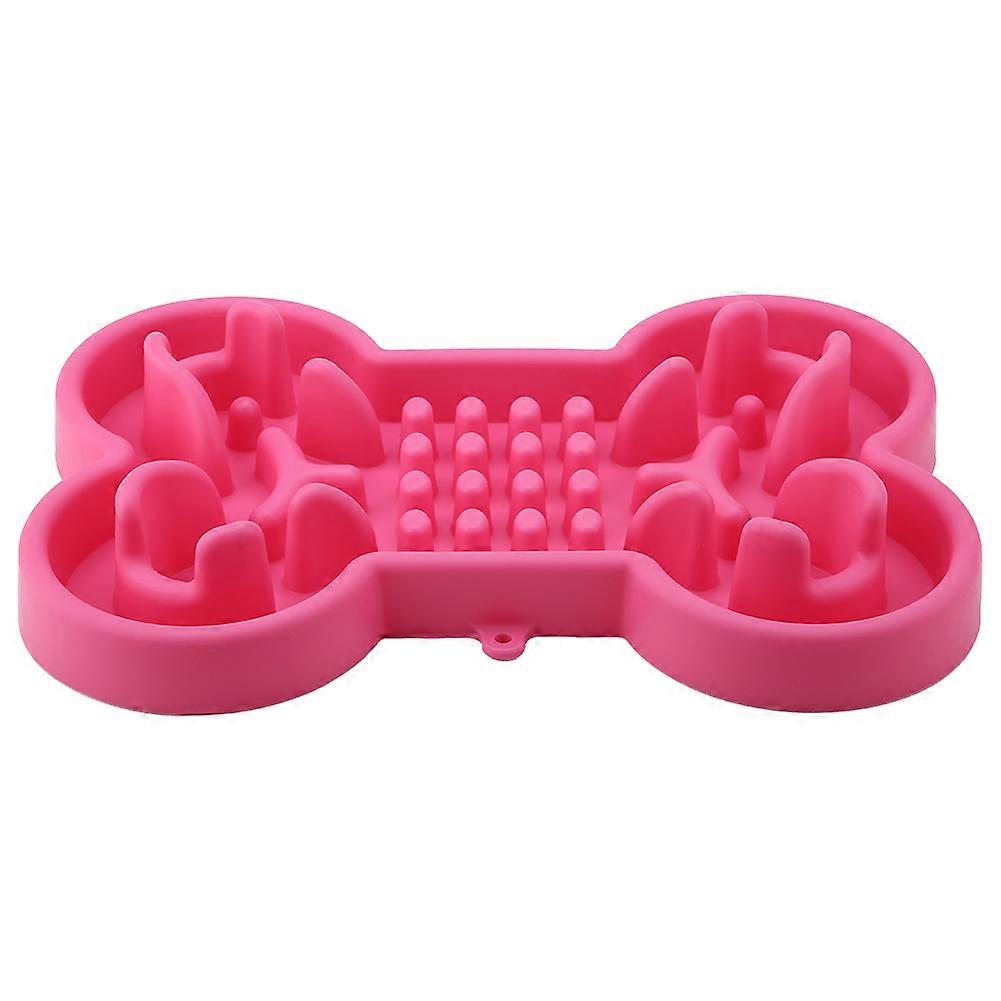 Pet Slow Feeder Bowl Anti-Slip Gulp-Choke For Dogs Cats Puppies Kittens
