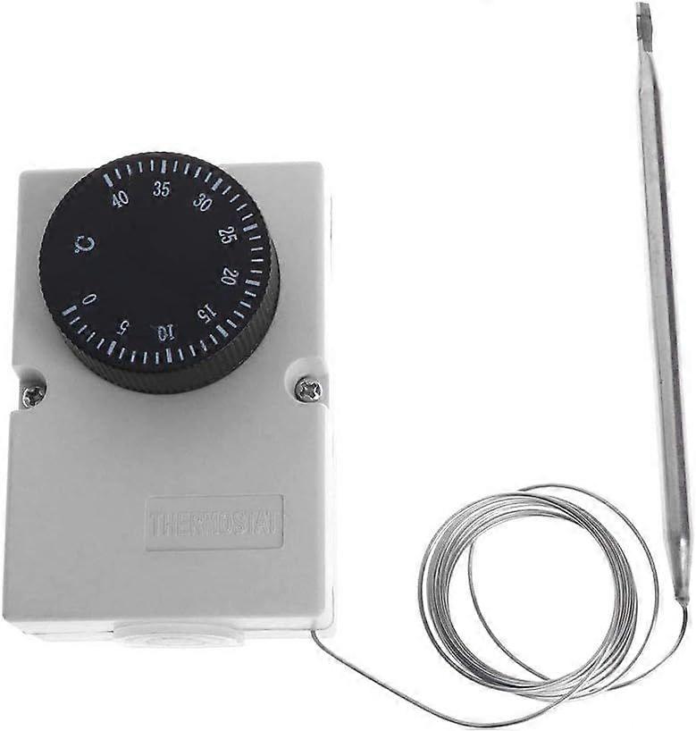 AC220V 0-40 Temperature Switch Capillary Thermostat Controller with Waterproof Housing