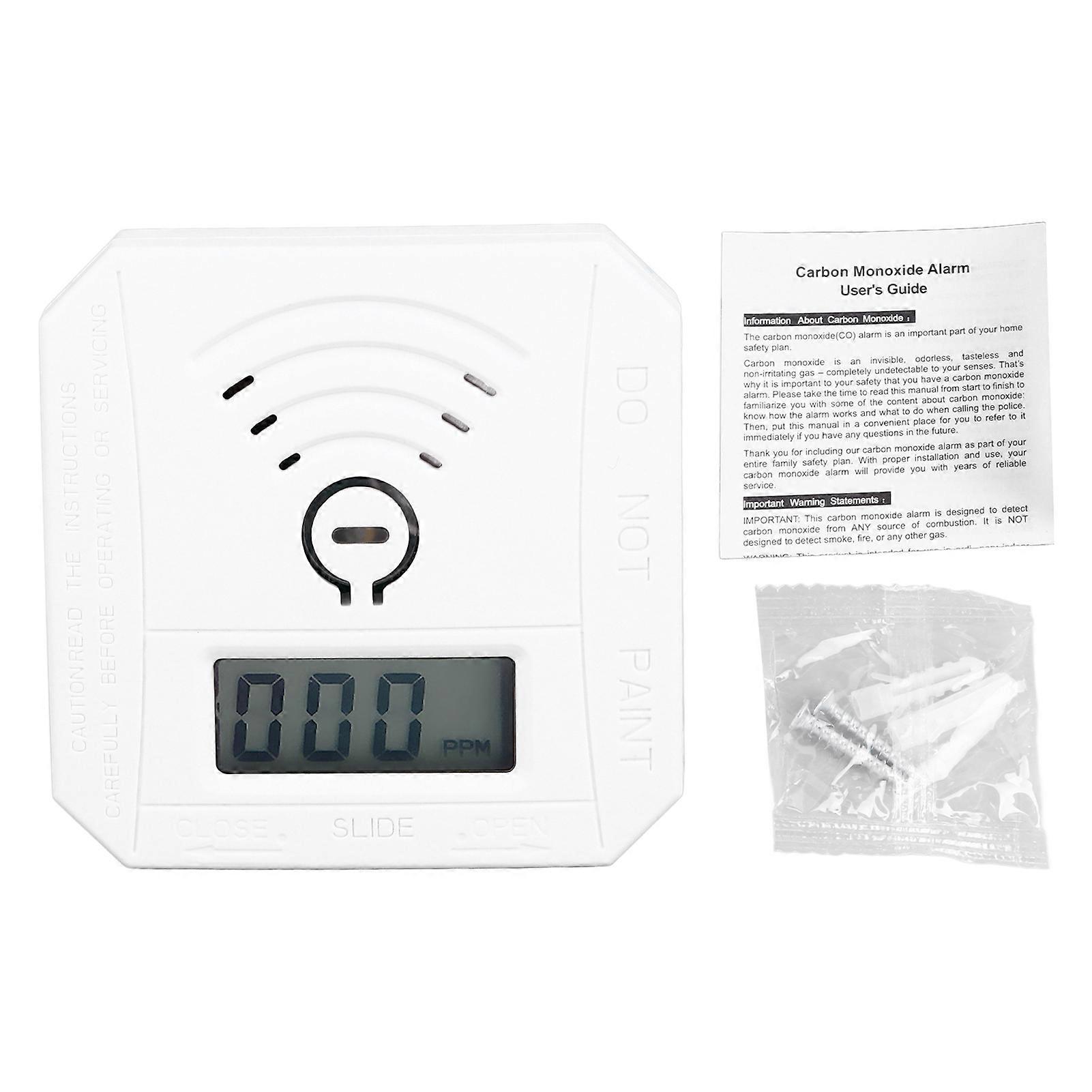 Compact Household CO Alarm: High Sensitivity, Intuitive Display, Reliable Safety Alerts