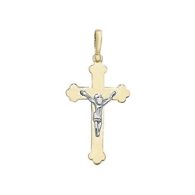 9ct Yellow Gold Crucifix Pendant PN1024