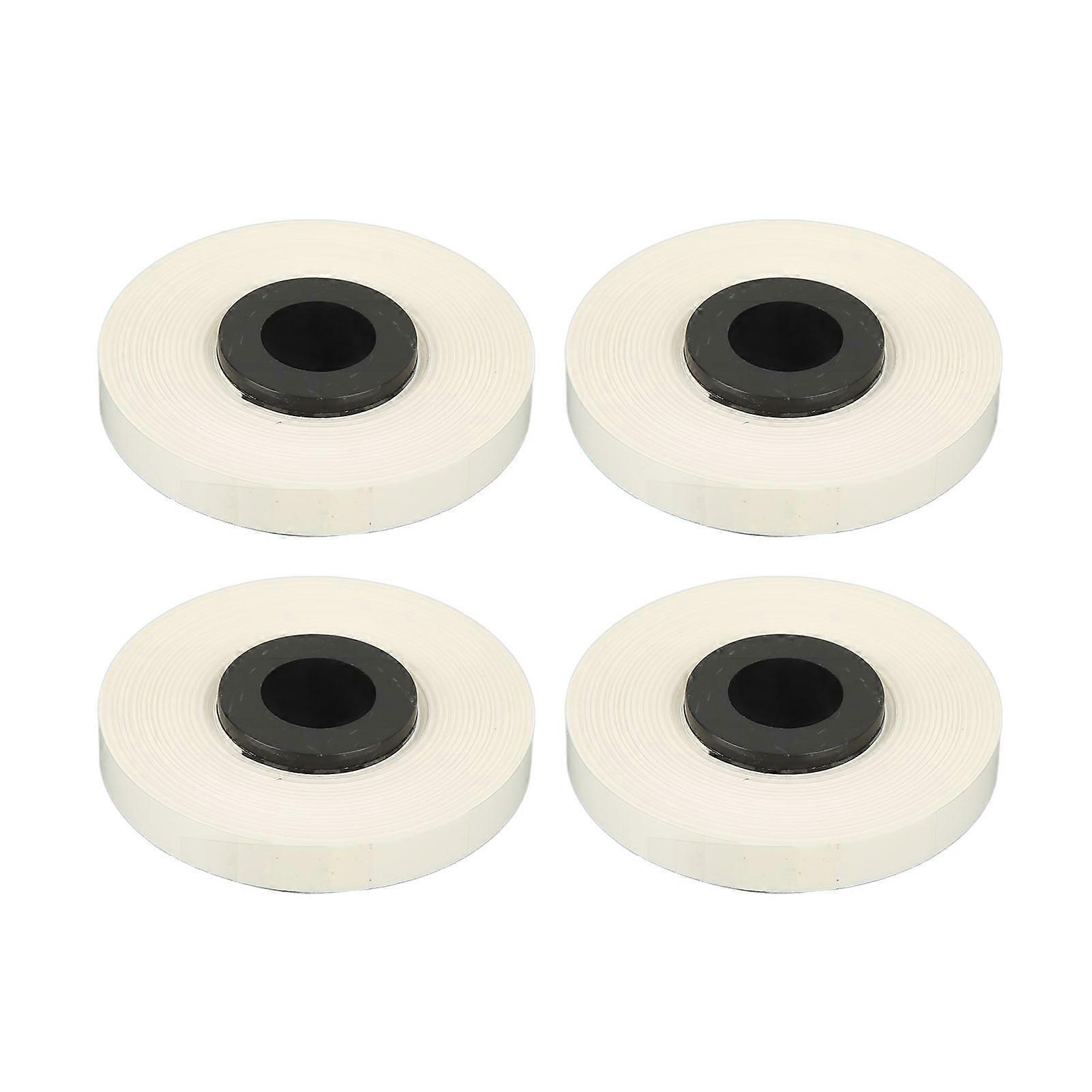 4 rotoli di etichetta 6 mm di larghezza 8 m di lunghezza stampa trasparente nastro per etichettatrice autoadesiva per MAX LM 370 380 390