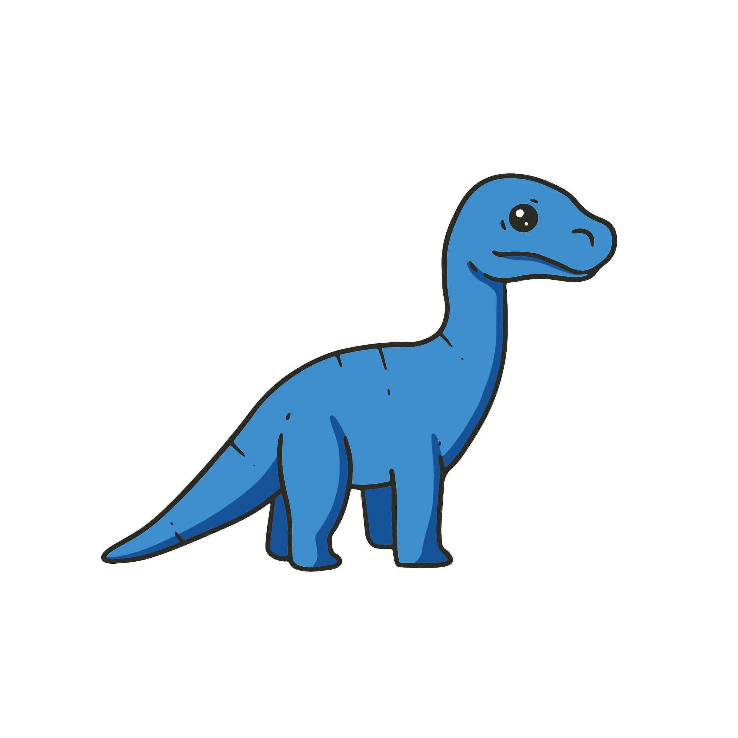 Iron-on patch Baby Dinosaur Brontosaurus