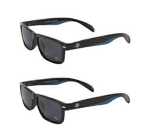 Miami Dolphins NFL Polarized Retro Sunglasses Full Frame 2 Pack