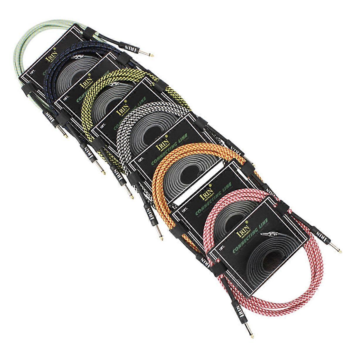  Guitar Cable Noise Reduction Cable (10M) Yellow & Black