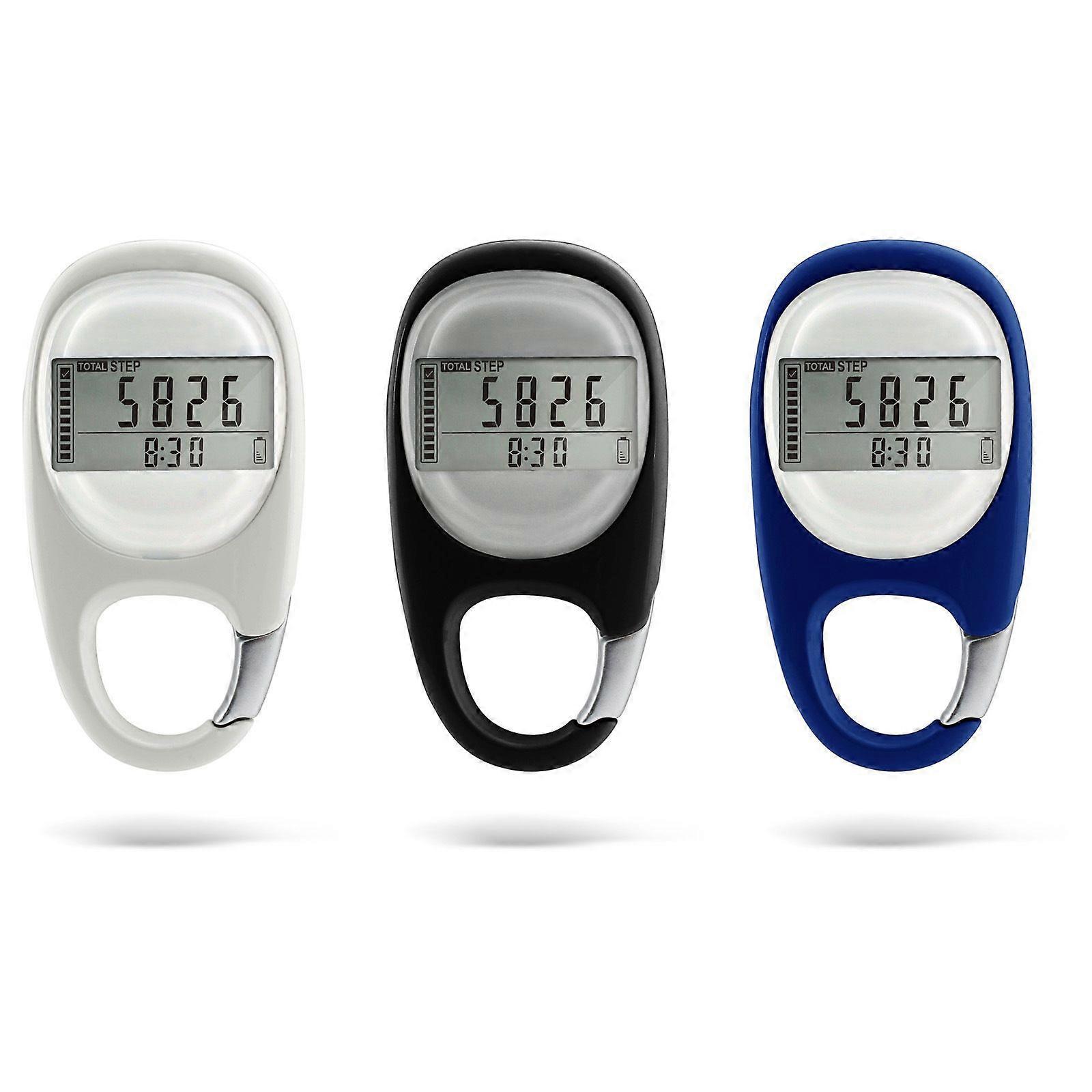 3d Digital Simple Walking Distance Clip On Pedometer Step Counter