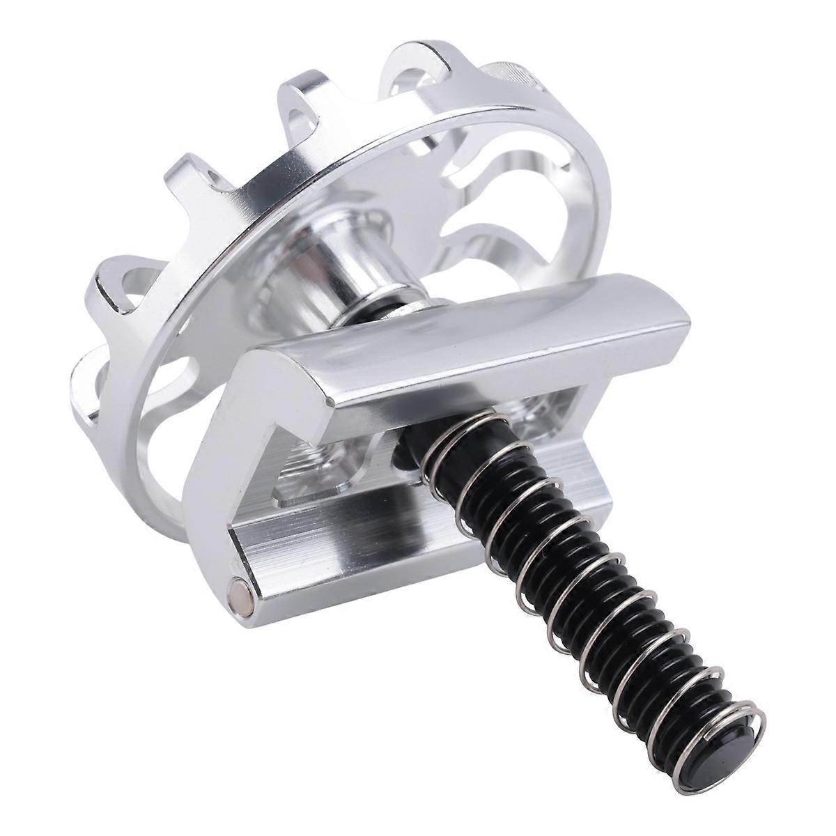 Folding Bike Hinge Clamp Cnc Aluminum Alloy C Buckle,Silver