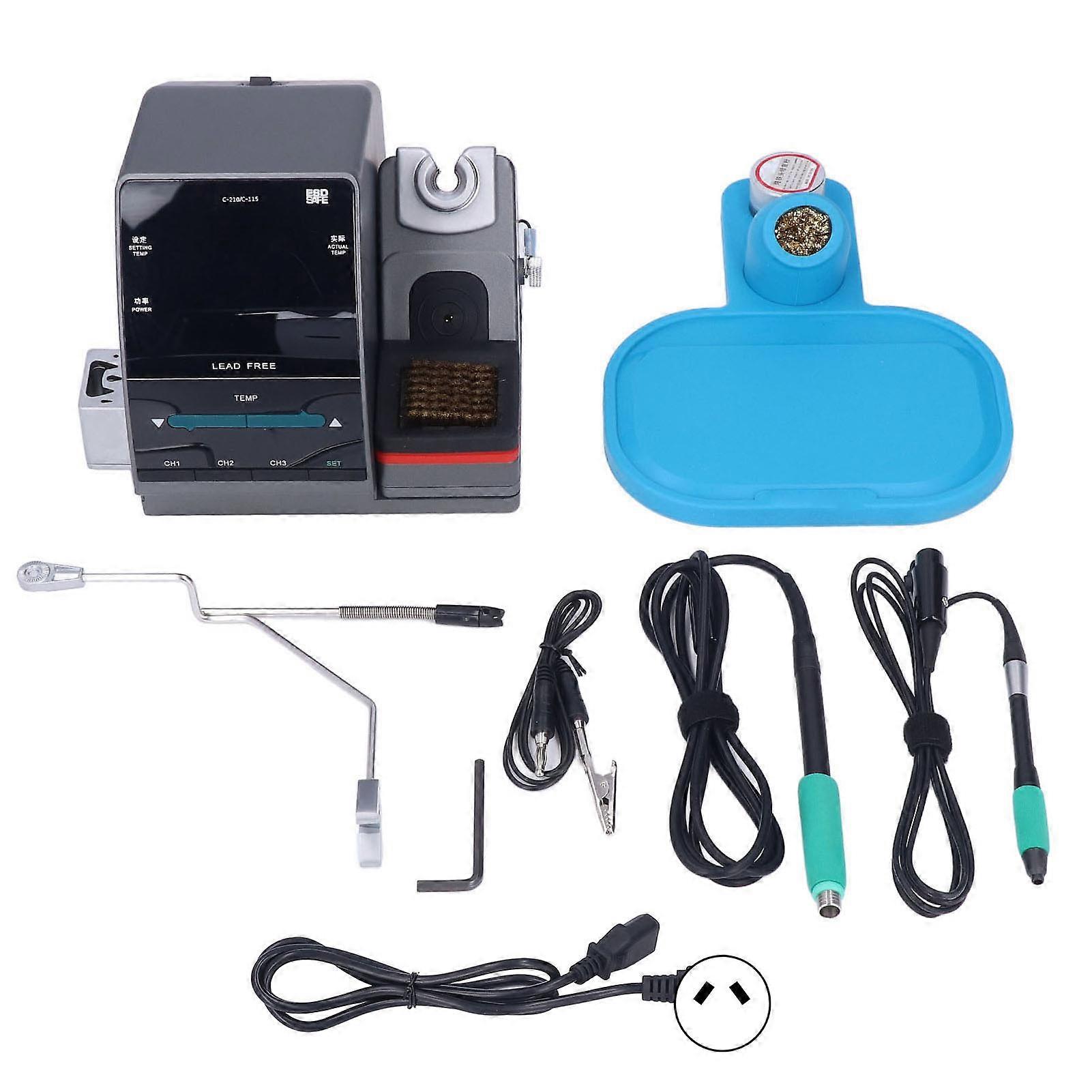 Double Handle Soldering Station Constant Temperature Digital Display Welding Rework Station Kit