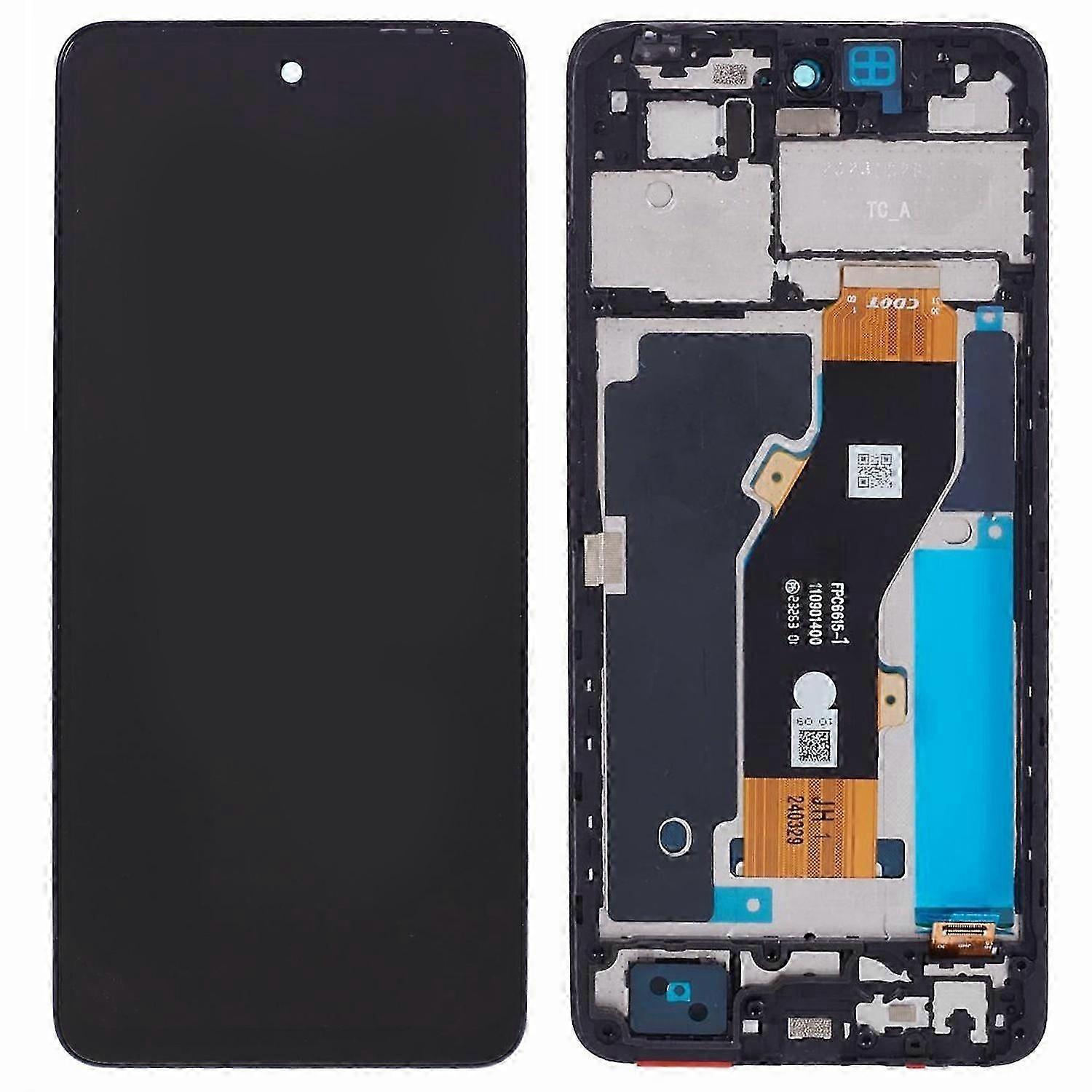 Για Infinix Smart 8 4G / Smart 8 HD 4G X6525 Οθόνη LCD και Digitizer Βαθμού C + Αντικατάσταση Πλαισίου