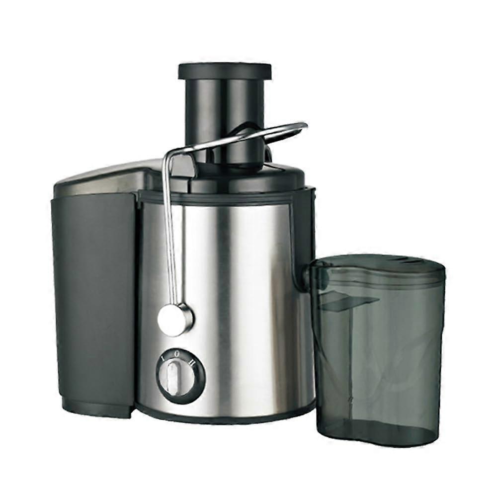 Commercial centrifugal juicer, juice and residue separation, 65 mm feed chute, two speed settings