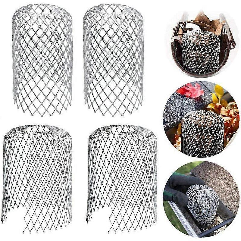 6 Pieces Aluminum Gutter Filters Gutter Guard Gutter Guard Metal Gutter Guard Leaves Protection for House, Eaves, Ditch, Sewer