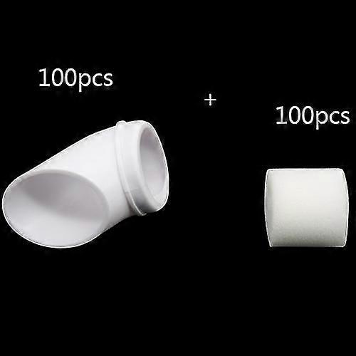 100個DIY水耕栽培カップ花容器植物成長ポットカップ水耕栽培垂直タワープラントポットアクセサリー