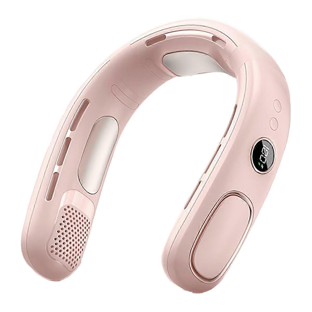 Portable Neck Fan with Semiconductor Cooling Plate That Blow Cold,C