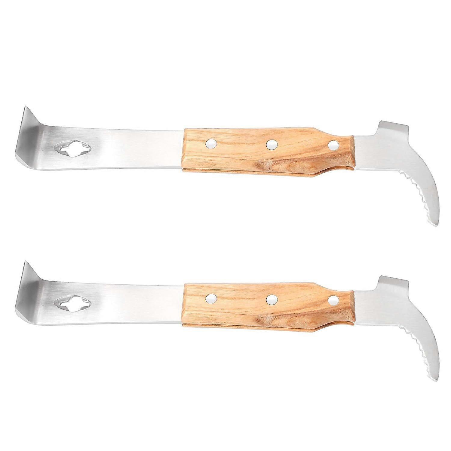 2PCS Beekeeping Hive Tool Scraper Bee Hive Tool Scraper Beehive Scraper Beekeeping Tool Multifunction Beehive Cleaning Tool