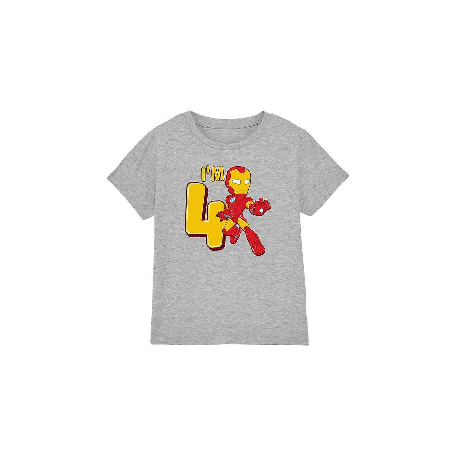 Iron Man Kinder/Kinder Süßes T-Shirt zum 4. Geburtstag