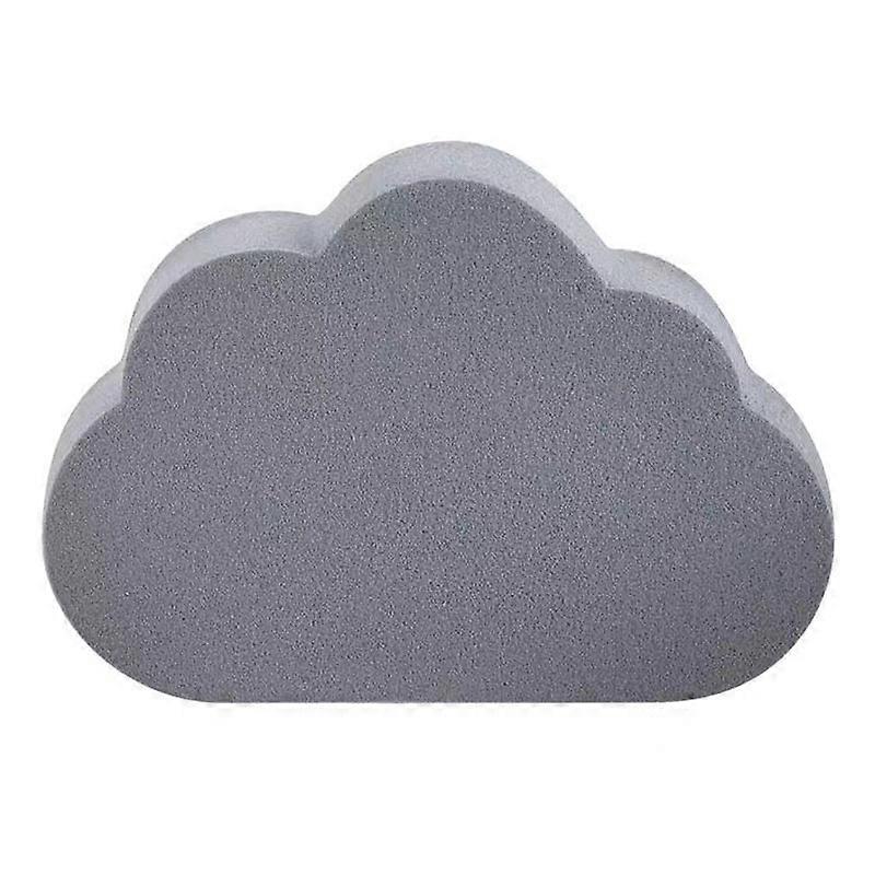 Clouds Type Absorbent Sponge Cleaner Bathroom Washbasin Limescale Preventive Cleaning Brush Gray