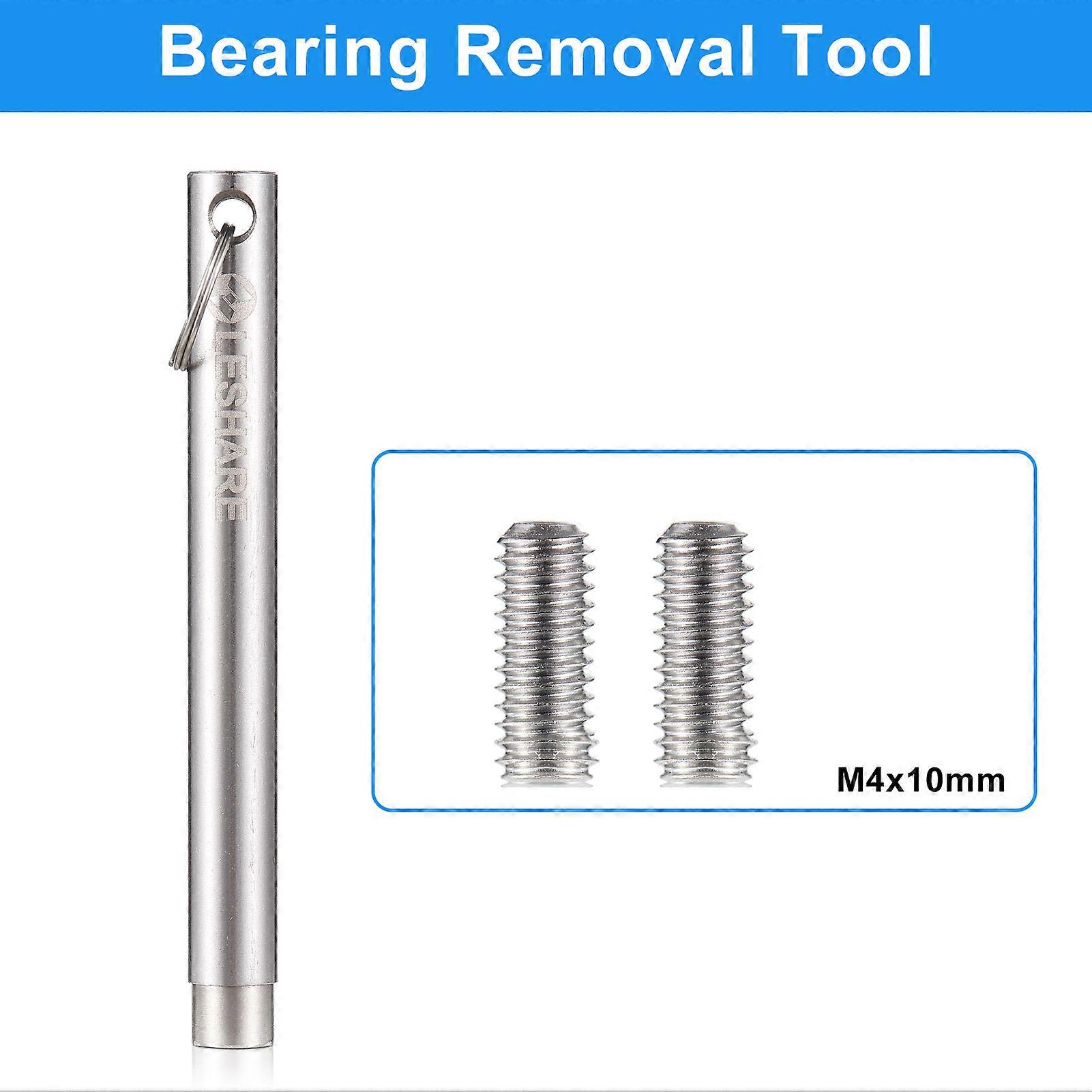 Yoyo Replacement 2pcs 10 Ball Unresponsive Yoyo Bearings with Axles and Bearing Remover Tool