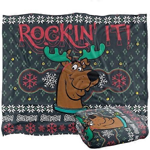 Scooby Doo Rockin It Christmas Blanket
