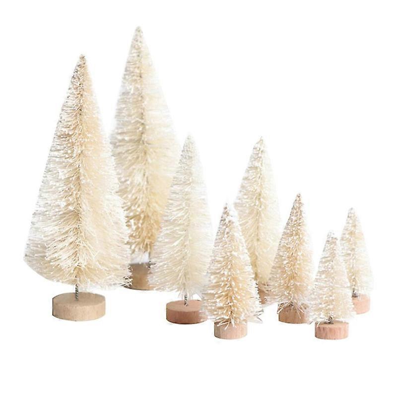 Mini Christmaes Tree Deco, Bottle Brush Trees Christmas Table Deco