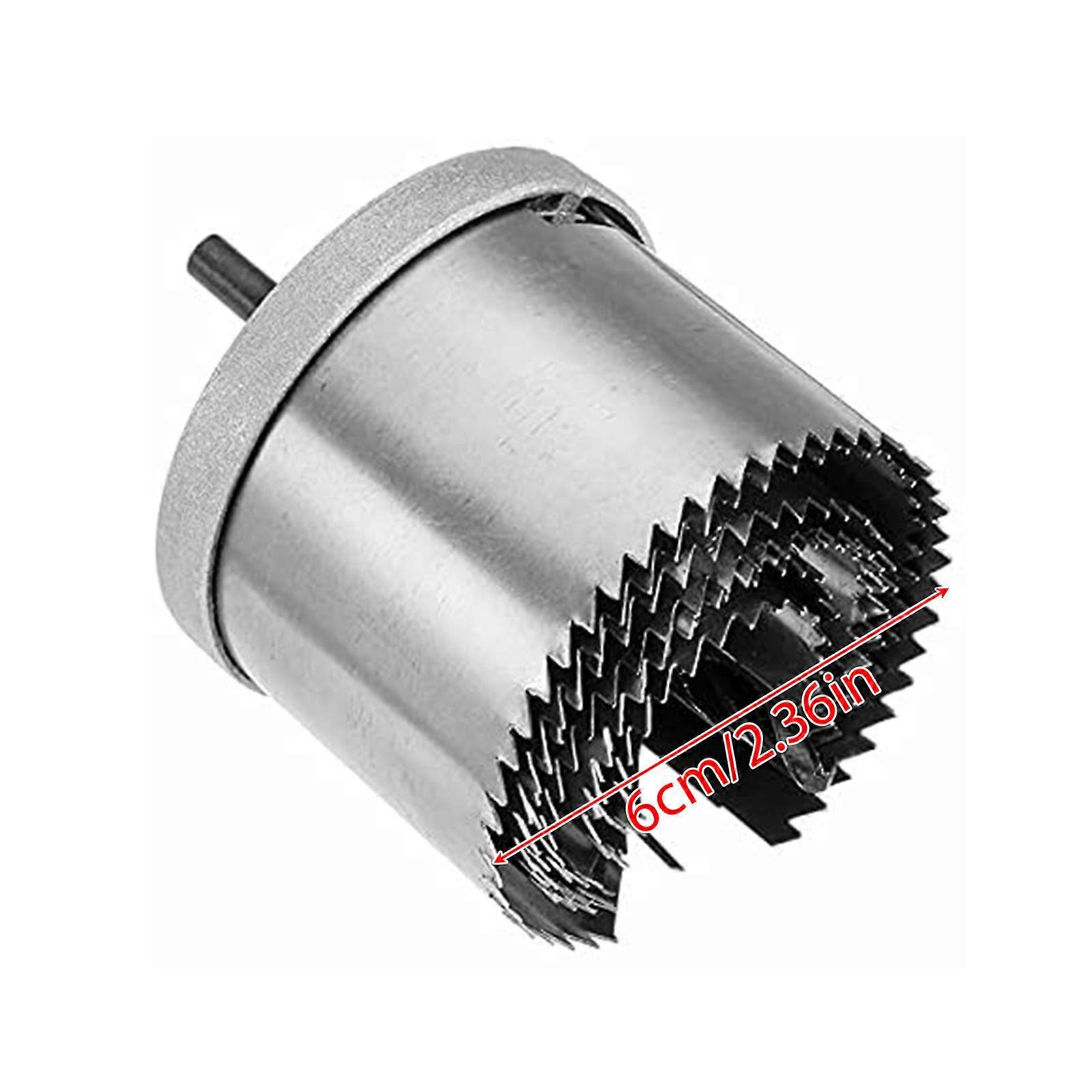 7 Pieces Adjustable Hole Saw Cutter for Soft and Hard Wood Gypsum Board Suitable for Nonferrous Metals Simple Operation