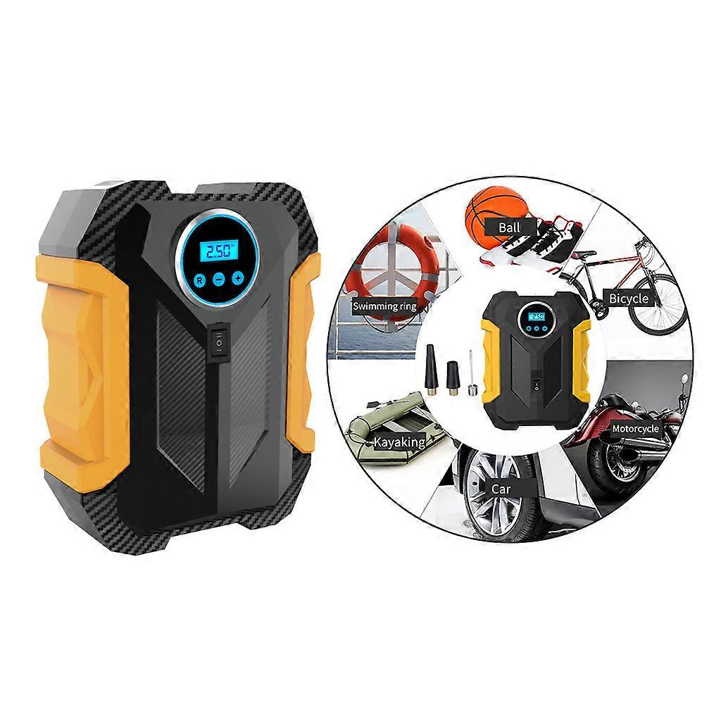 Car Multi-purpose Mini Tire Inflator Digital Display Electric Air Compressor Pump Portable Air Compressor Cable