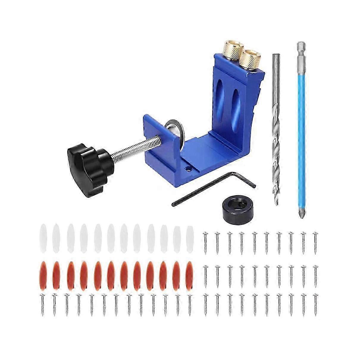 Oblique Hole Opener Set Woodworking Oblique Hole Locator Punching Locator Board Splicing Installati