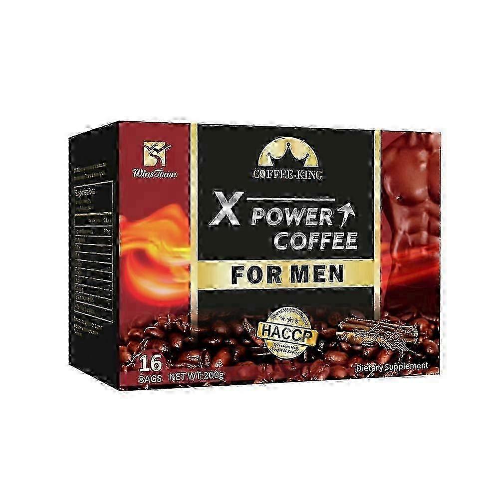 MAN POWER COFFEE Maca-Extrakt - FERTILITY TESTOBOOSTER - Schwarzer Kaffee