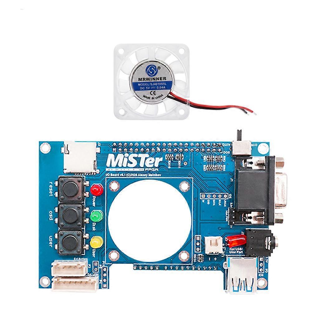 DE10-Nano IO Board Analog Video Output VGA Port for MiSTer FPGA IO Board Set 3.5mm Headphone Port Multicolor
