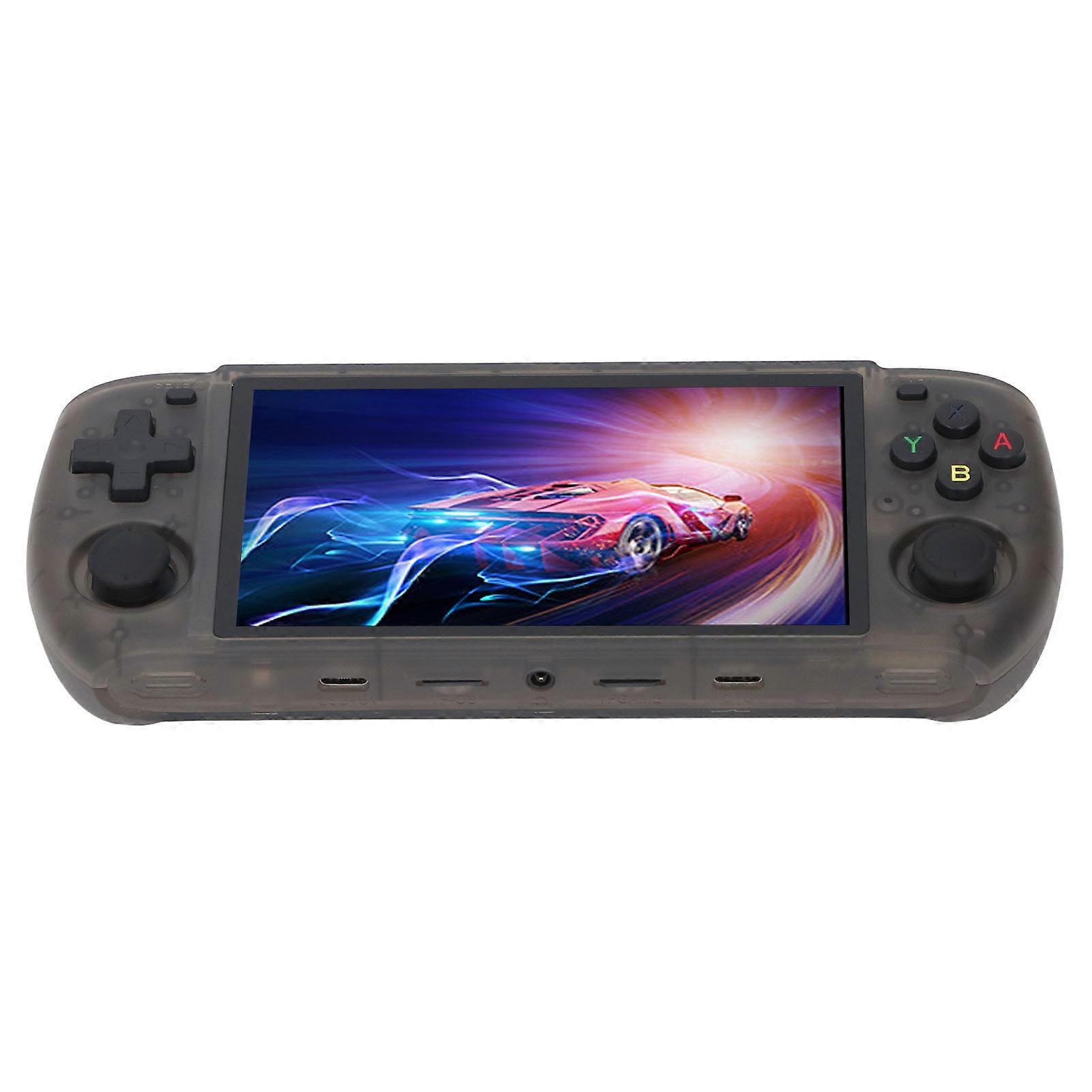 Handheld Game Console 5 Inch IPS Screen Support Various Emulators Quad Core Portable Retro Gaming Console 16G+256G Storage Card (Included) 