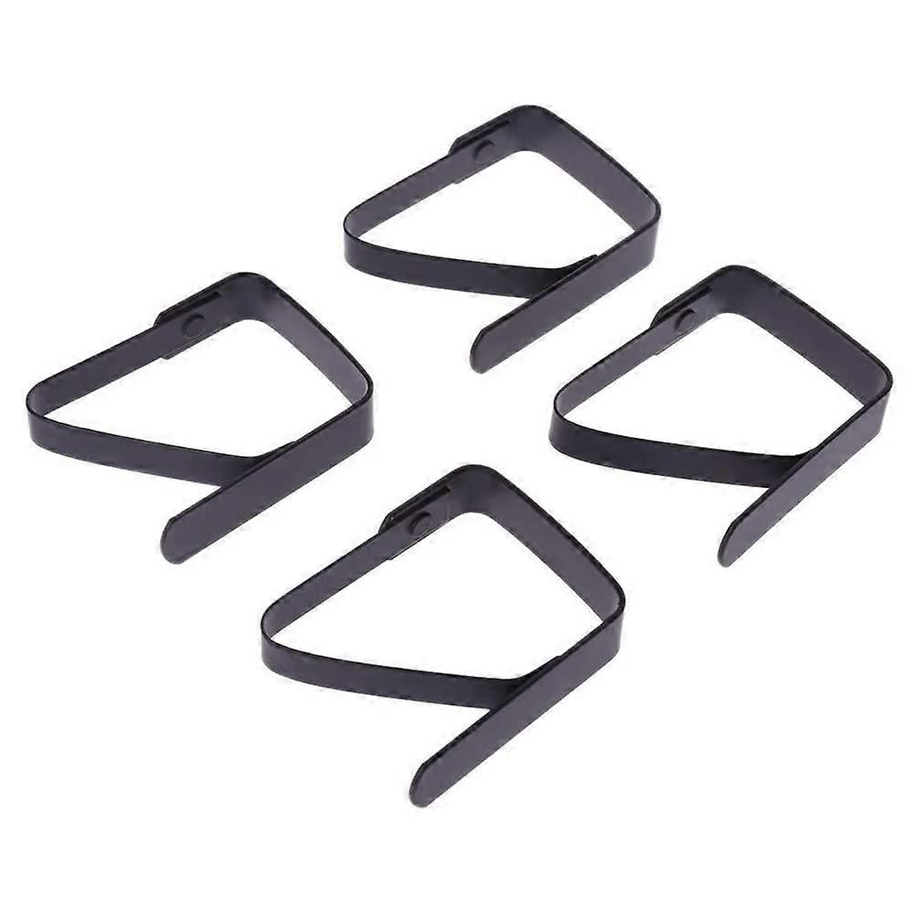 Set of 4 Black Table Cover Clip Table Cover Fixing Clip 5 x 4 cm Table Cover Clip for Buffet Banquet / Barbecue / Garden
