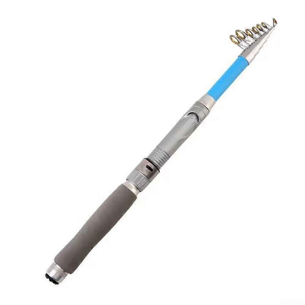 Compact and 1.8m Telescopic Carbon Fishing Fiber Rod 2.4 m