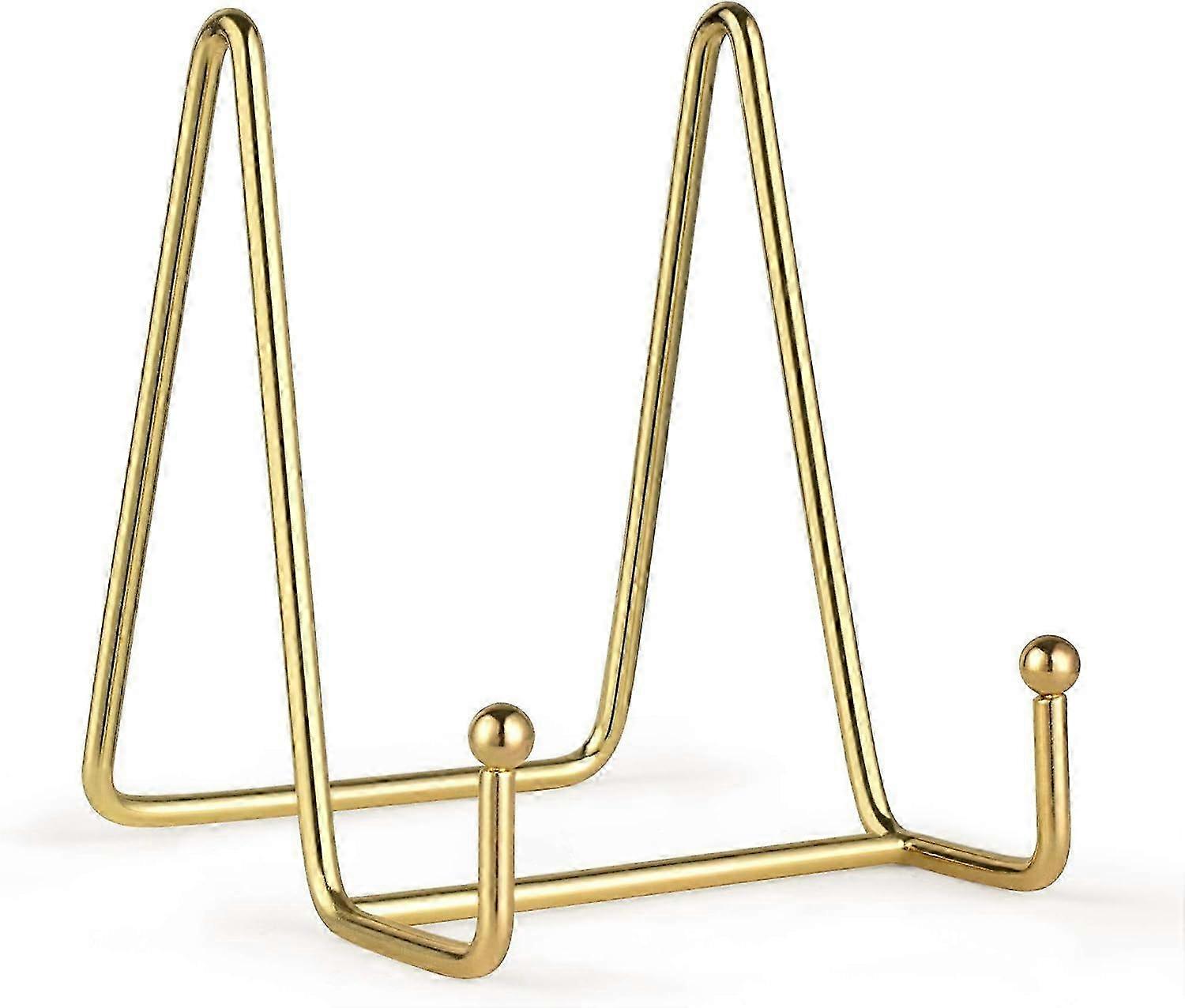 4 inch plate holders for display, upgraded gold display stand iron easel photo frame holder metal p
