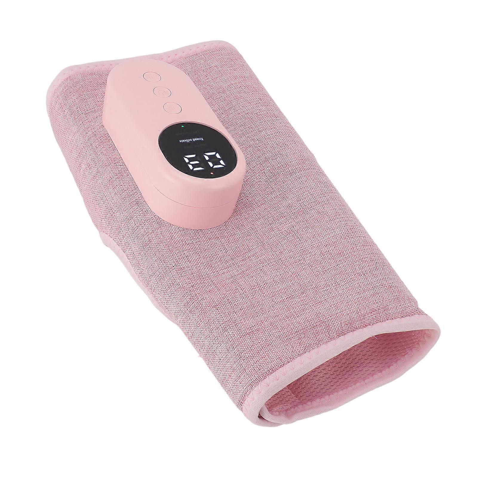 Calf Leg Massager for Circulation Air Compression 3 Modes 3 Temperature Settings Cordless Calf Massager Pink 