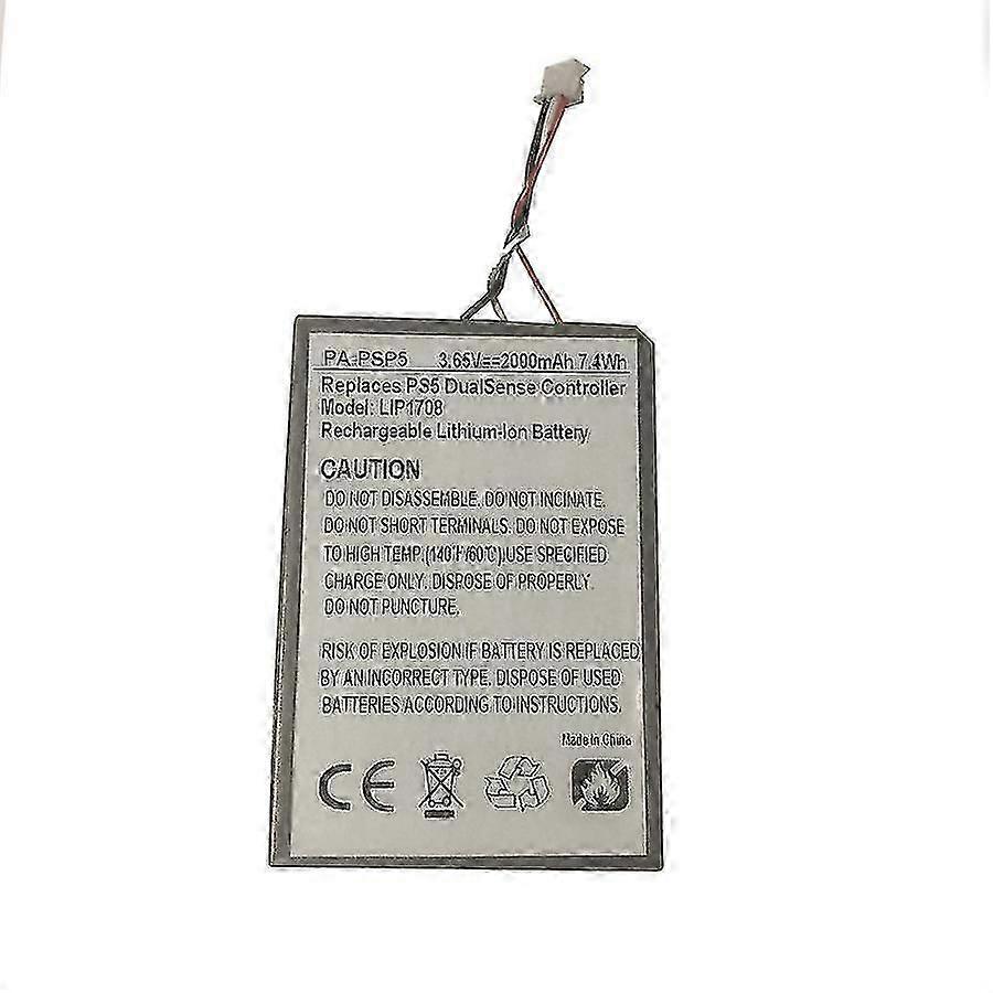 Xjbattery Lip1708 para el gamepad Ps5 Dualsense