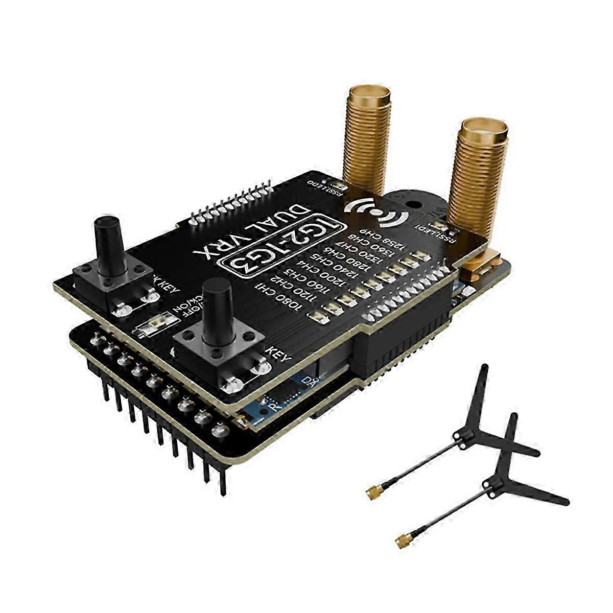 462B 1g2-1g3 Double Analog Receiver Module Adapter Board For Digital Fpv Glasses Module Enhances Tr