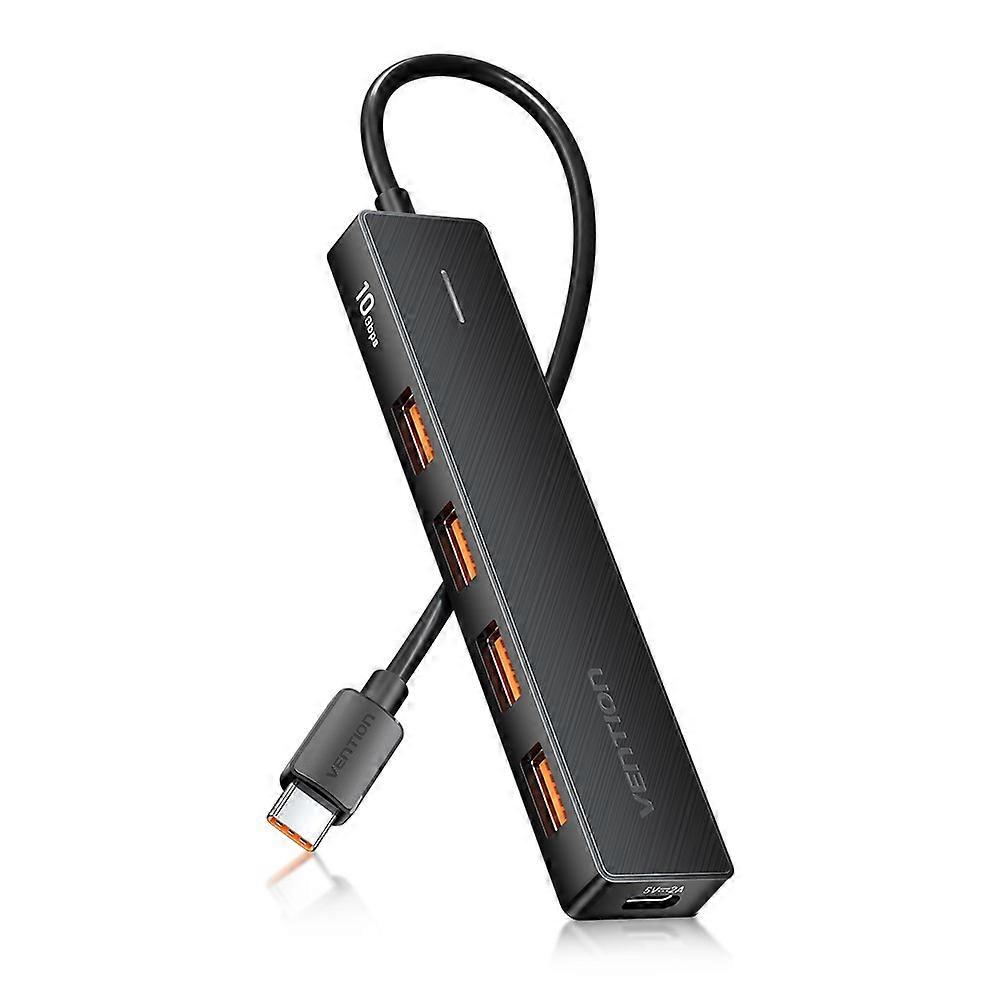 VENTION CHJBB USB 3.2 Gen 2 Hub 10Gbps Data Transfer 4 USB A + 1 Type C Docking Station