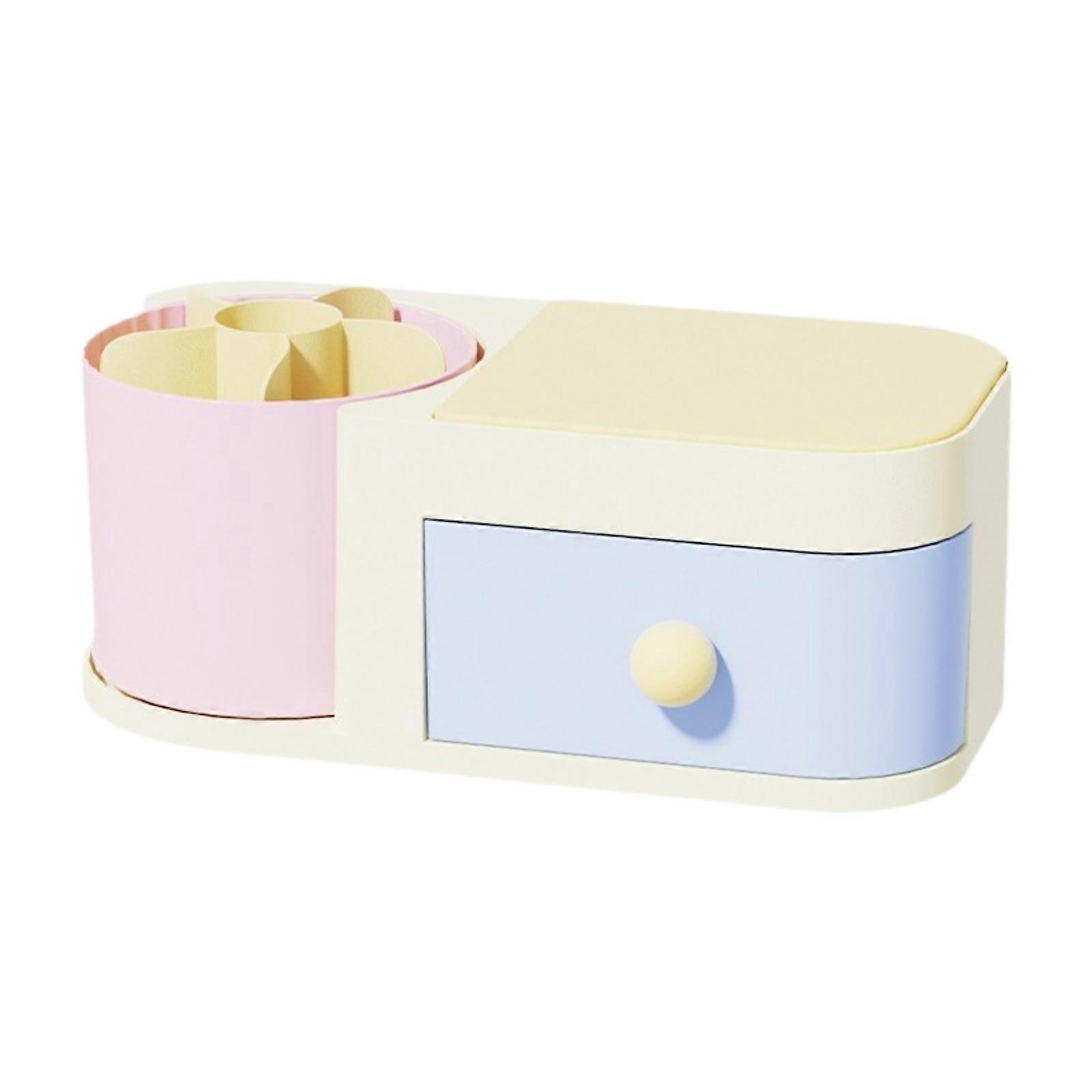 Makeup Organizer Organization Accessories Rotating for Office Bathroom Dorm