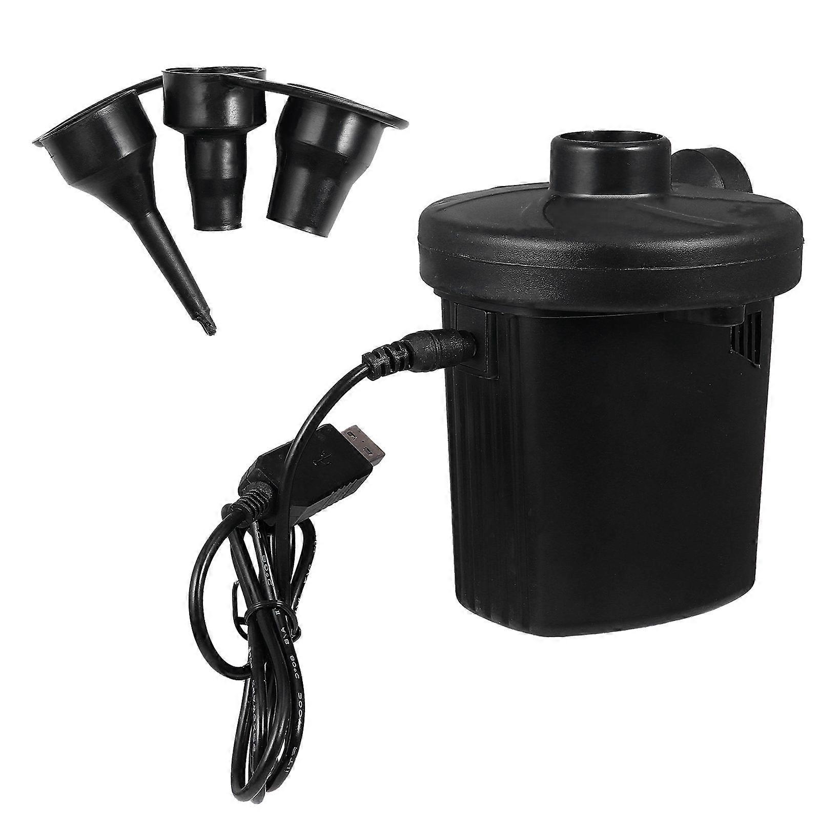 USB-rechargeable Air Pump for Inflating and Deflating Mattresses Quickly