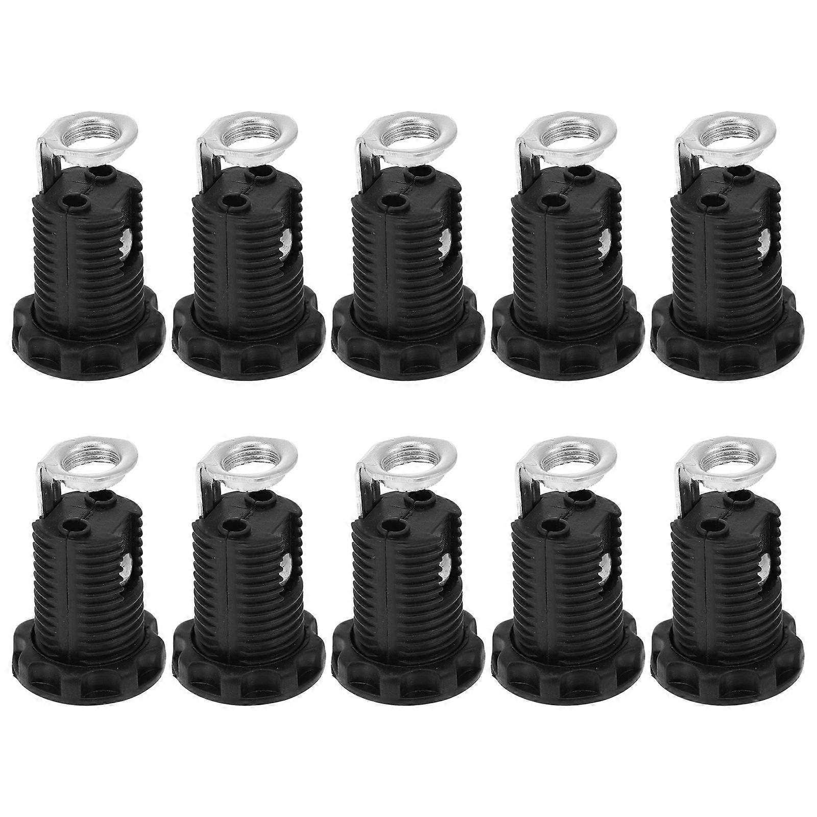 10pcs E12 Plug in Screw Light Socket Bulb Holder Pendant Lamp Fixture