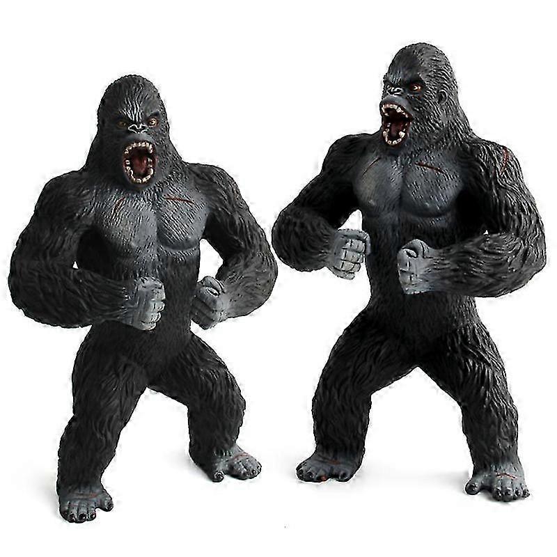 2025 Simulation Animal Model Toy 19cm Large Proportion Chimpanzee Ancient Large Wildlife Model Science Education Children's Hobby Toy