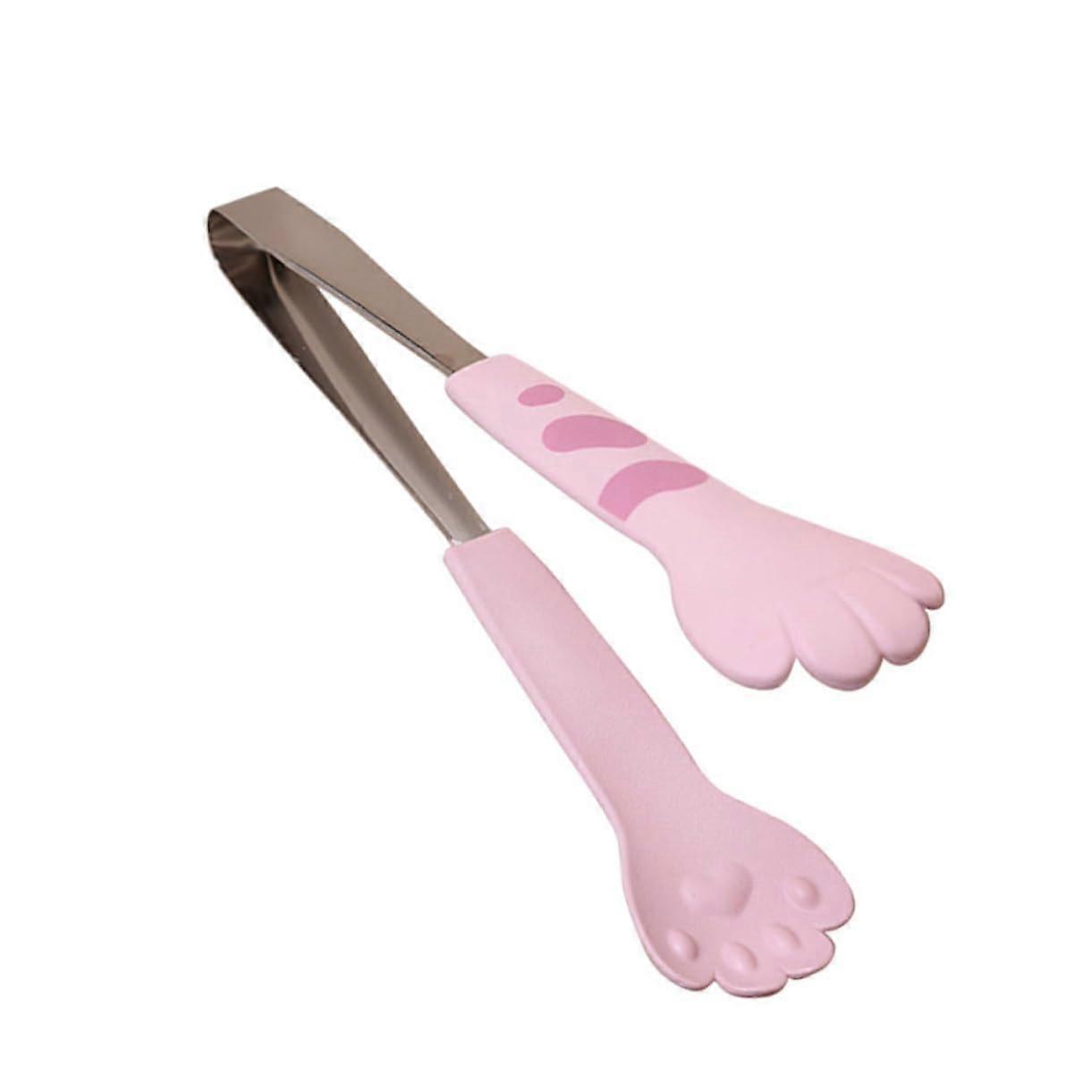 Multi-Purpose Cat Paw Design Tongs for Grilling and Buffets, Ergonomic Handle, Corrosion-Resistant, Durable Serving Utensils