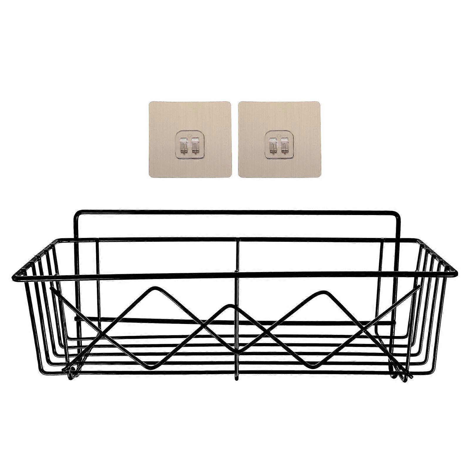 Seasoning Storage Rack Multi Function Seasoning Bottle Rack Homeowners Chefs Housewives Black 27 3X12 5X10Cm 1Pc