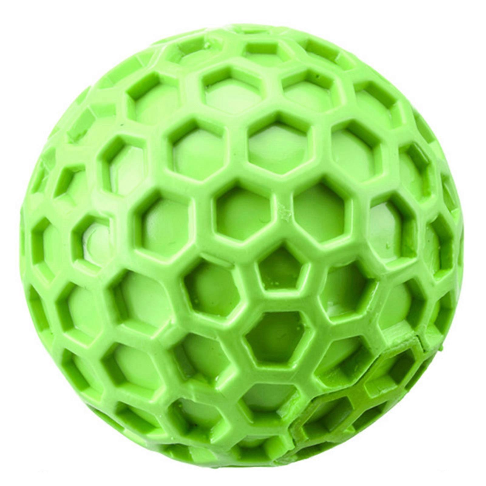 Funny Squeaky Dog Toy, Indestructible Rubber Ball for Small Medium Pets, Interactive Chewing Sound Toy for Indoor/Outdoor Play