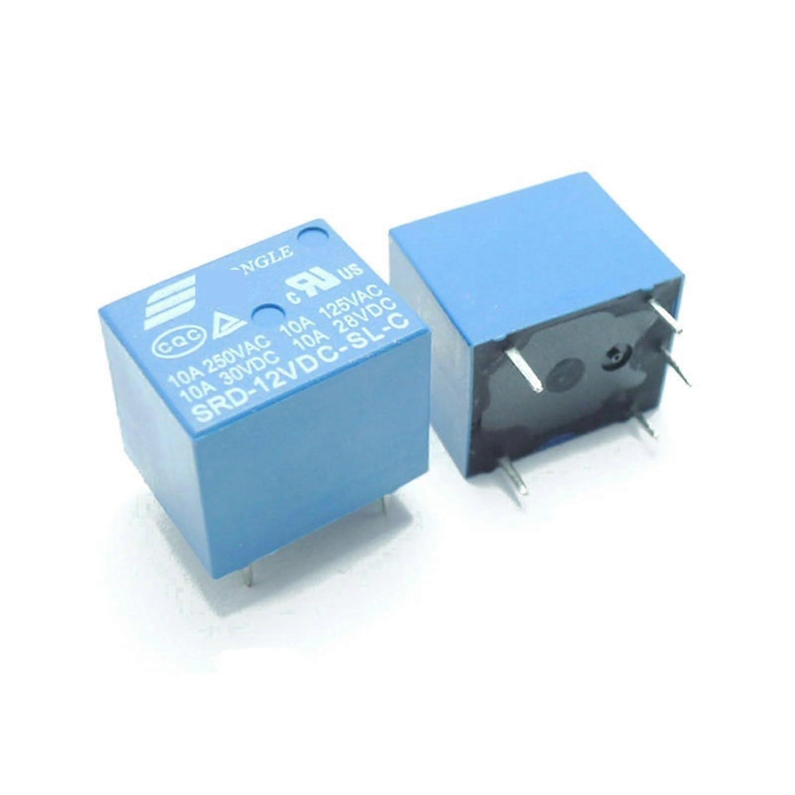 5 parts/lot SRD12VDCSLC T7312V 5 Pin 12V DC Power Relay