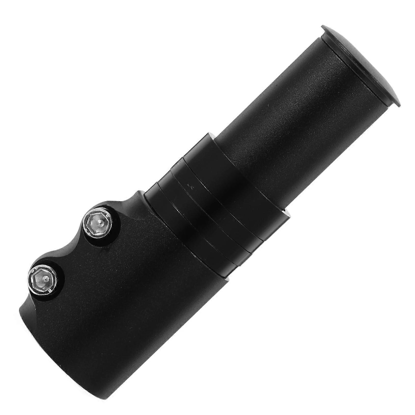 Bicycle Handlebar Riser Black Stem Extension for Mountain and Road Bikes High Quality Ergonomic Design for Comfort
