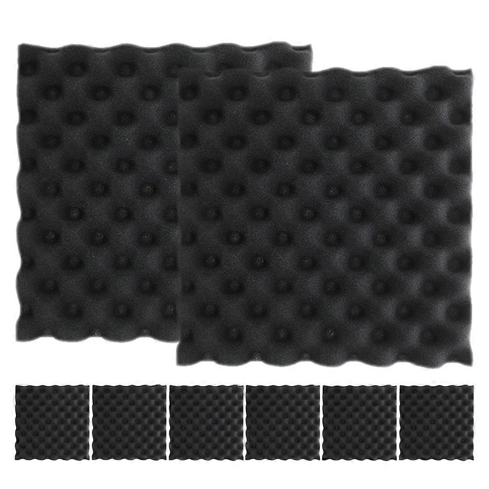 Sound Insulation Absorbing Panels Acoustical Wall Panels Audiovisual Spaces Flame Retardant Material 30.00X30.00X2.00CM 8Pcs