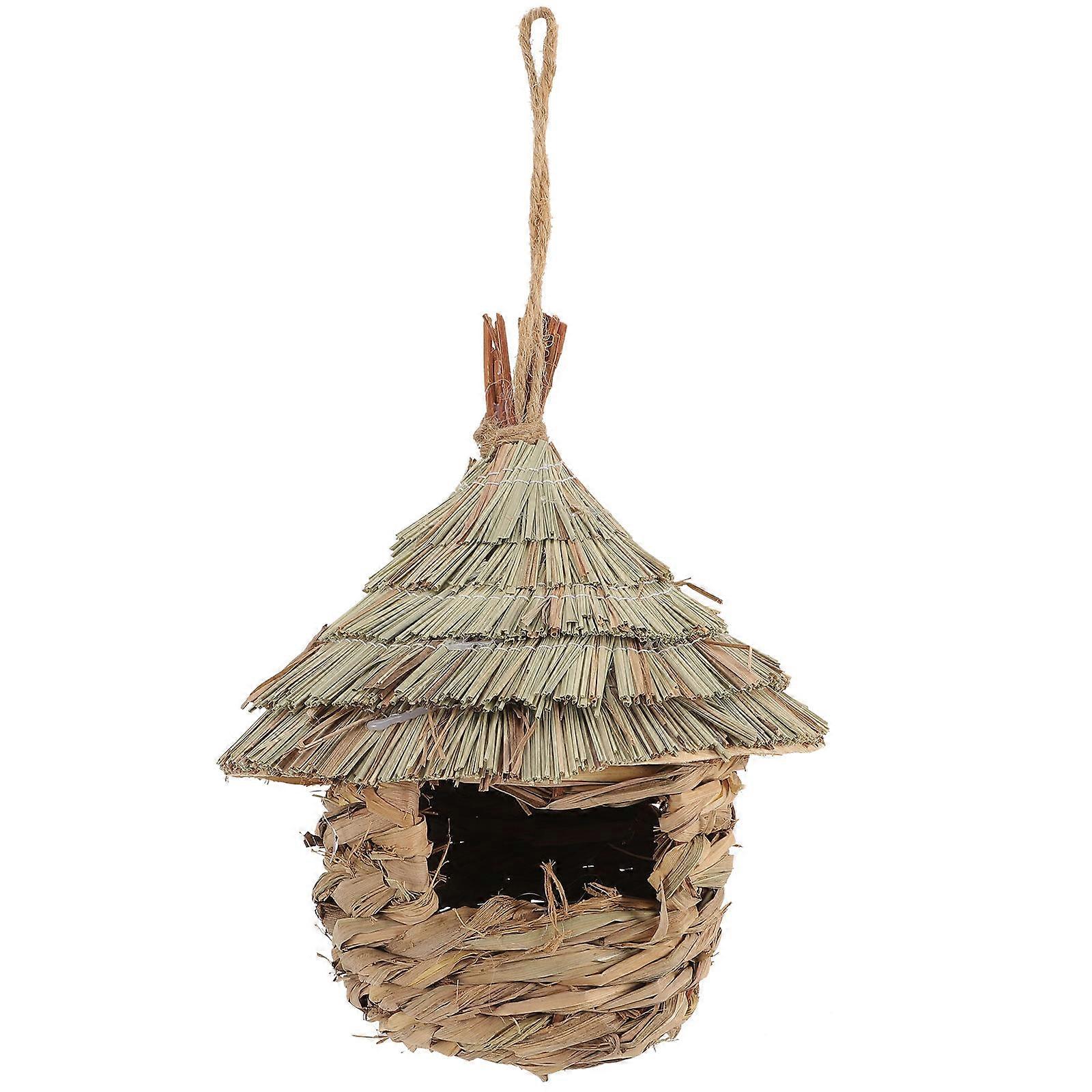 Hanging Parrot Nest House 23.00X23.00X23.00CM Windproof Bird Breeding Nest 1Set