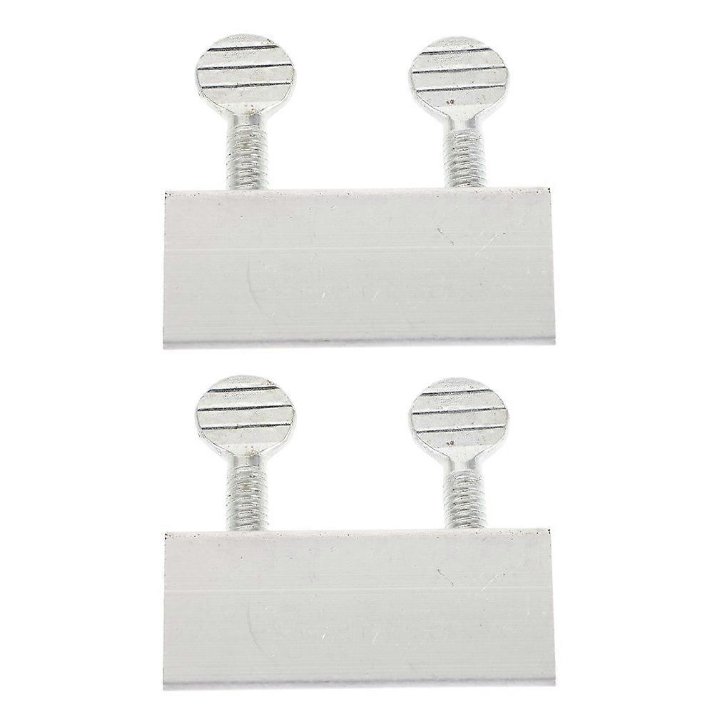 Sliding Window Lock Security Window Stopper Lock Easy Installation No Drill Aluminum Alloy Anti-Theft 2Pcs