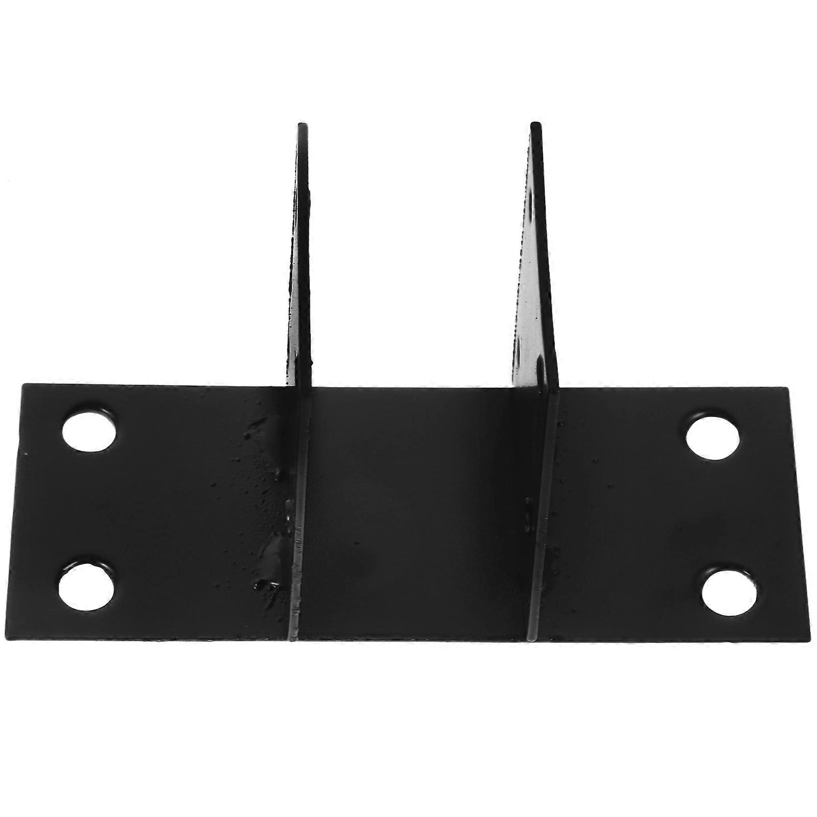Fence Support Brackets For Lawn Garden Barrier Edging Black Square 1Set