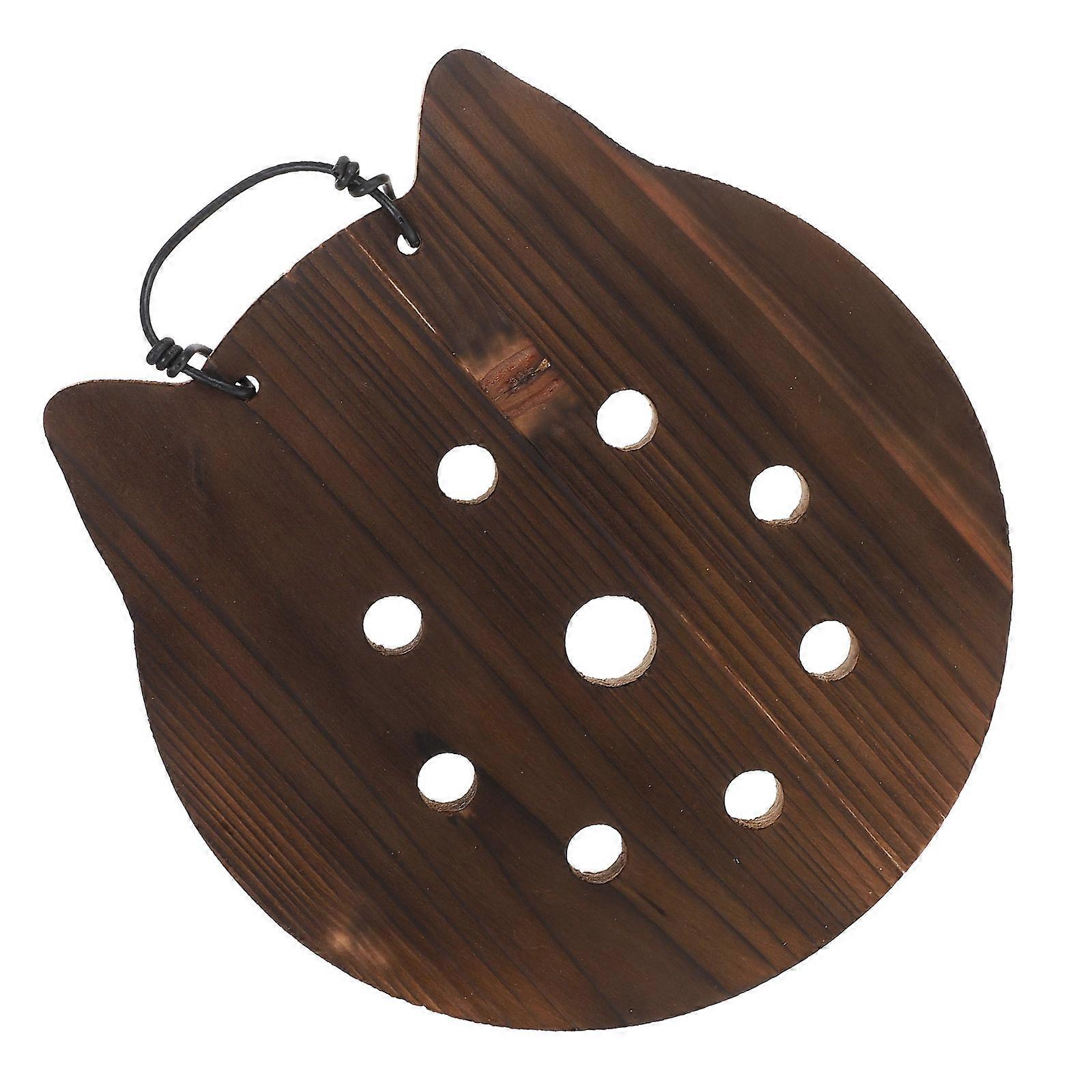 Indoor And Outdoor Use Hanging Plants Board Cat Shape Wooden Plate Plant Display For Climbing Plants 1Pack