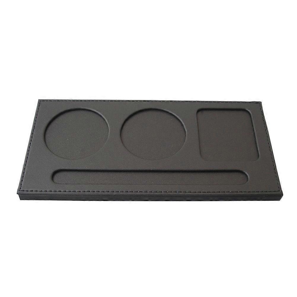Dining Table Protector Pad Square Coasters For Cup Glass Tableware Meeting Black 24x12cm 1Pack